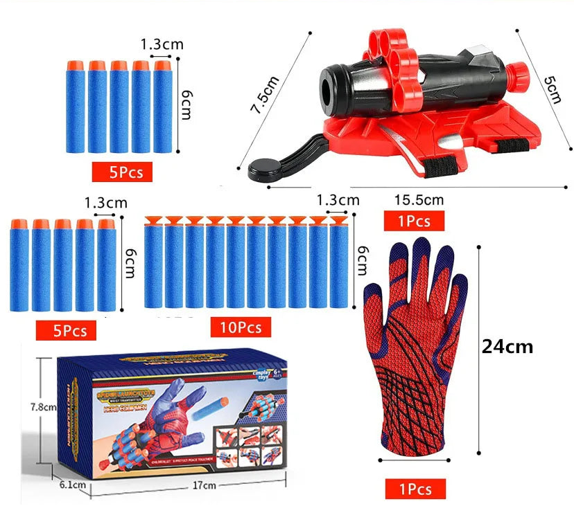 Lanzador de Proyectiles Heroíco - Hombre Araña