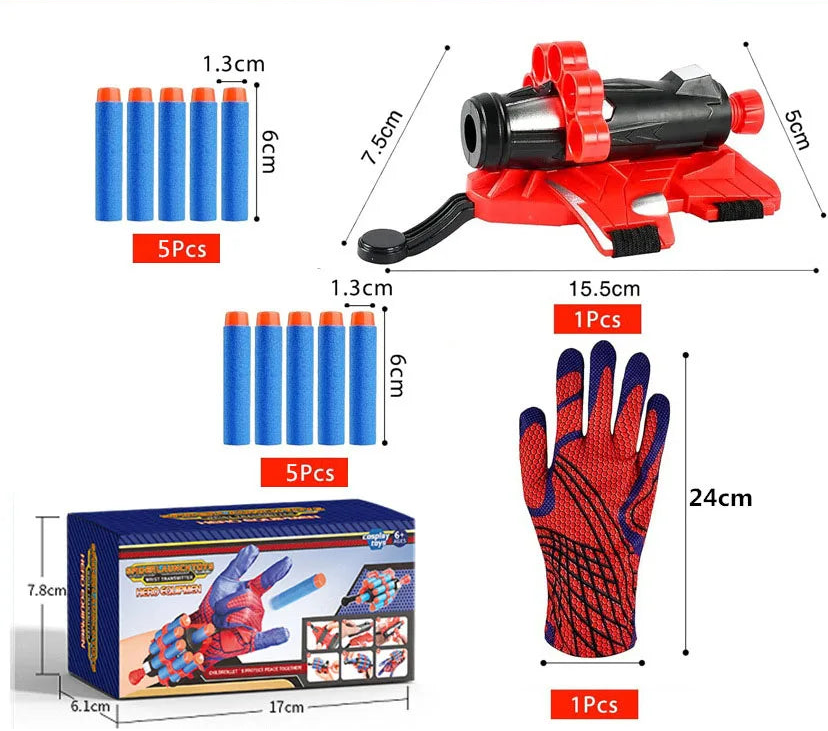 Lanzador de Proyectiles Heroíco - Hombre Araña