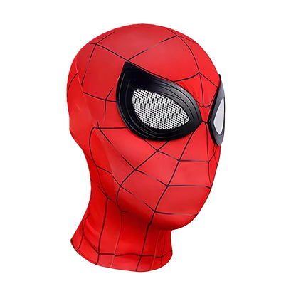 Máscaras roja y negra hombre mujer