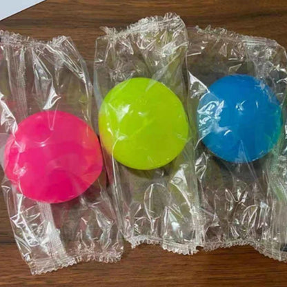 Bolas slime luminosas pegajosas