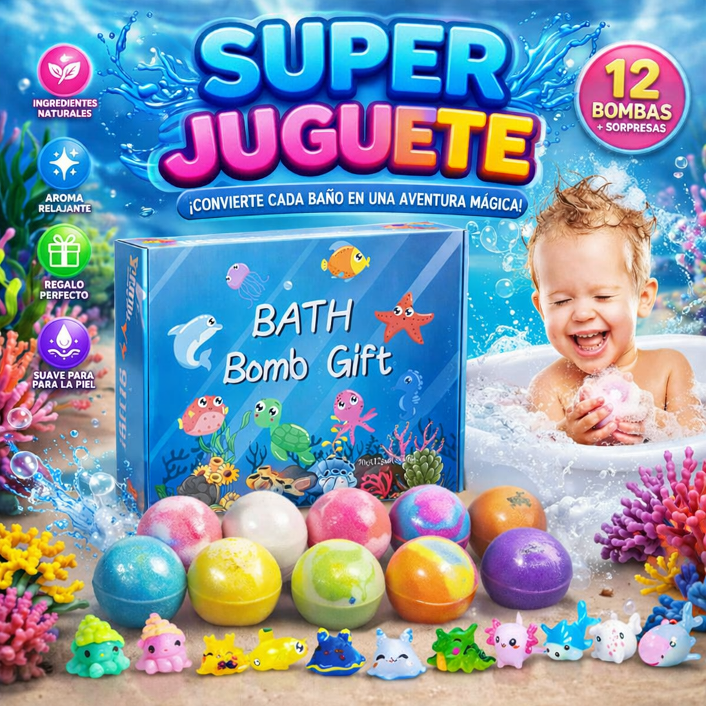 Set 12 Bombas de Baño Premium